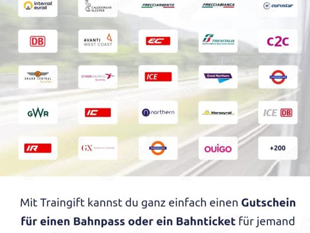 Trainsgiftgutschein Wert von 200 Eu - 1